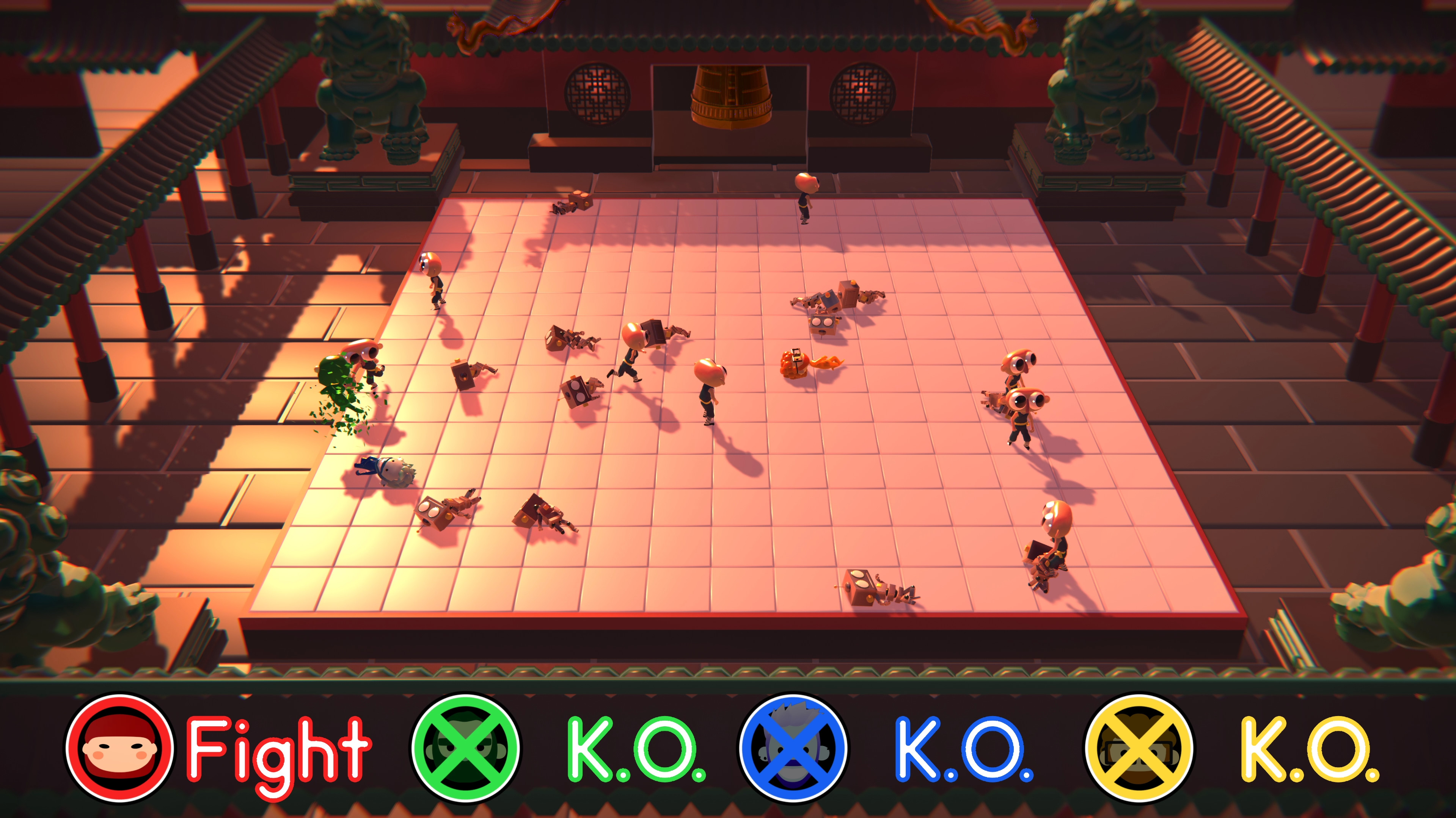 Players hiding among identical AI characters in Unspottable